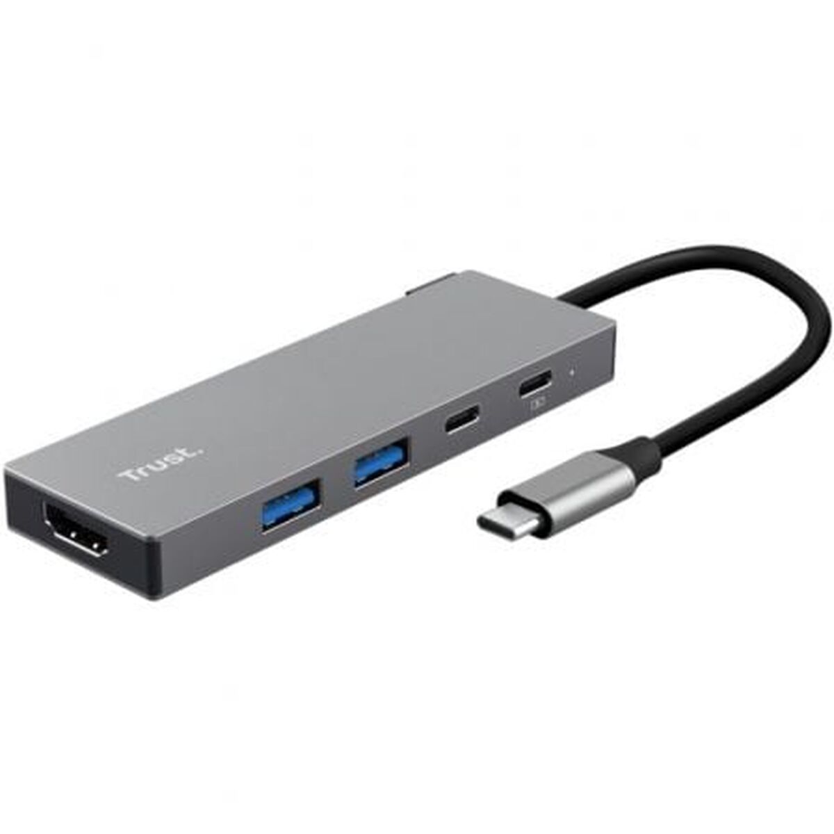 USB Hub Trust 26062 Grey