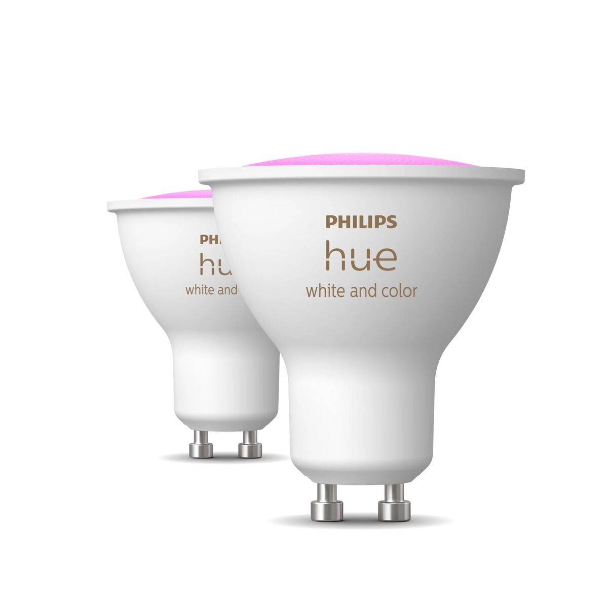 LED lamp Philips White E GU10 400 lm 2 Units (6500 K)