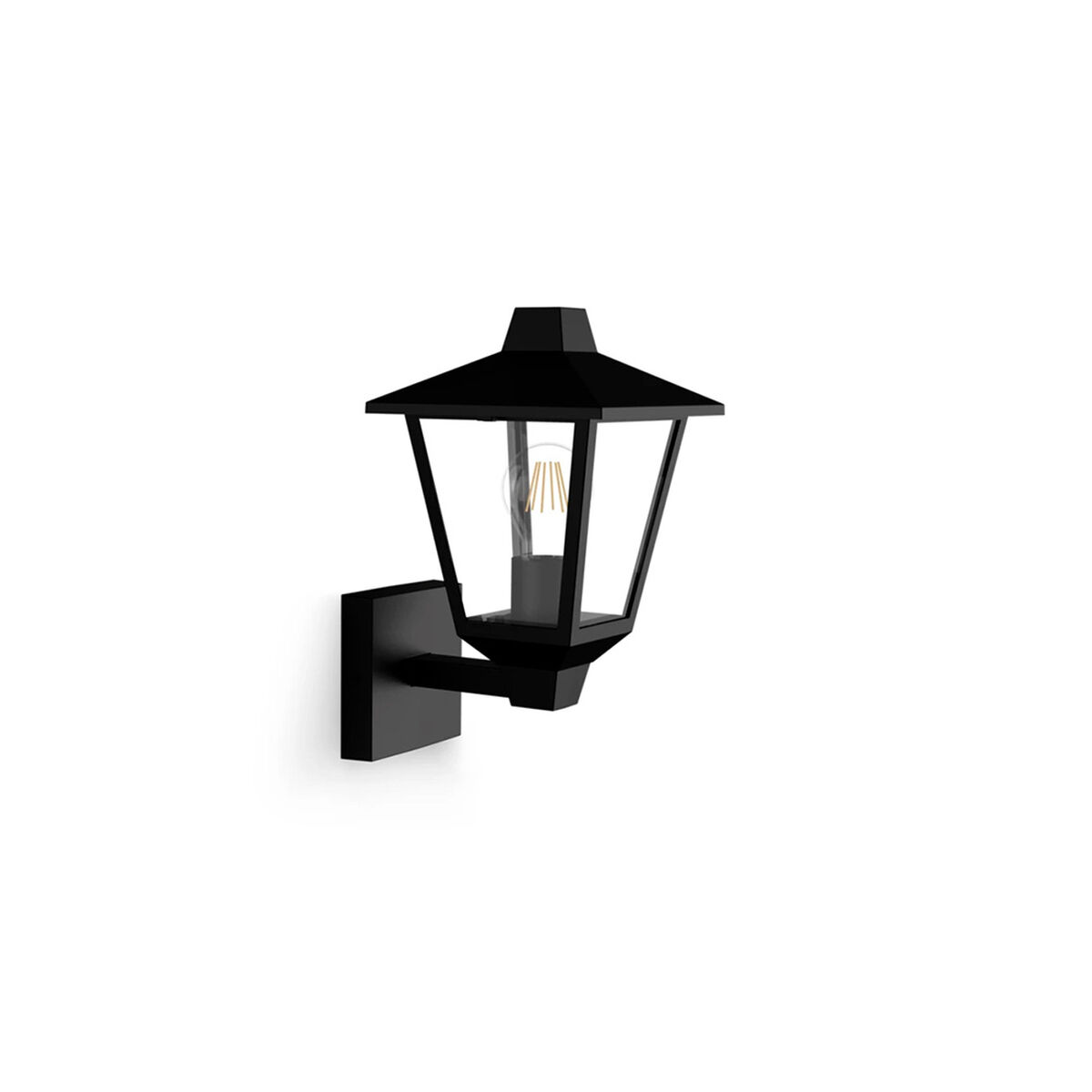 Wall Light Philips kinno Black 25 W Aluminium E27