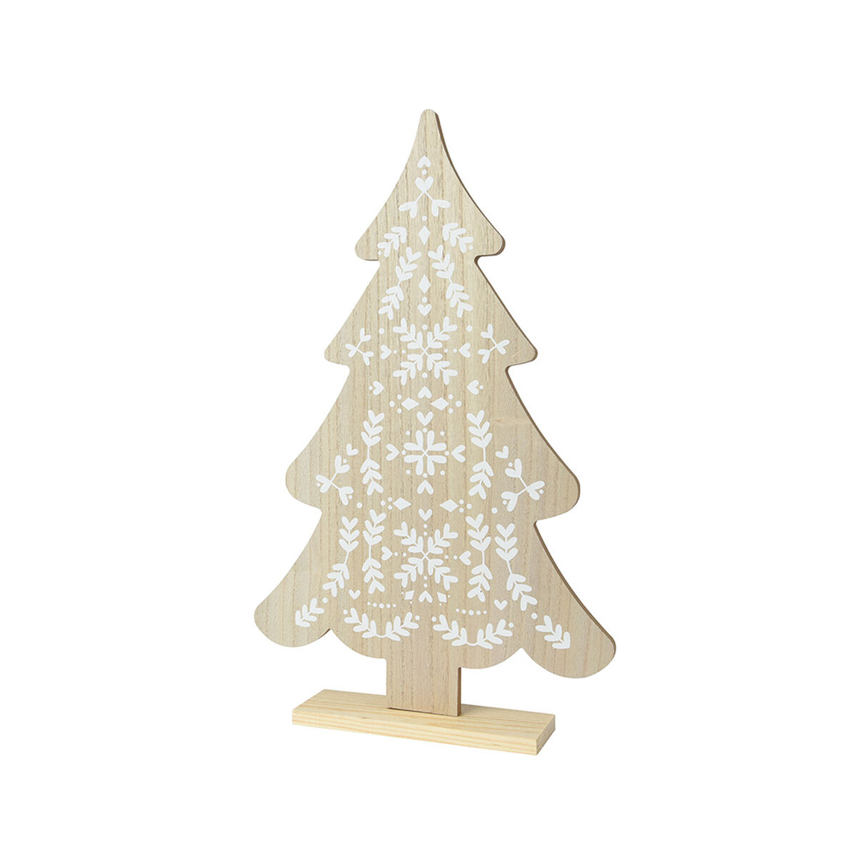 Christmas bauble KSD White Natural Christmas Tree Fir 30 x 6 x 48 cm Small Christmas bauble KSD White Natural Christmas Tree Fir 30 x 6 x 48 cm Small