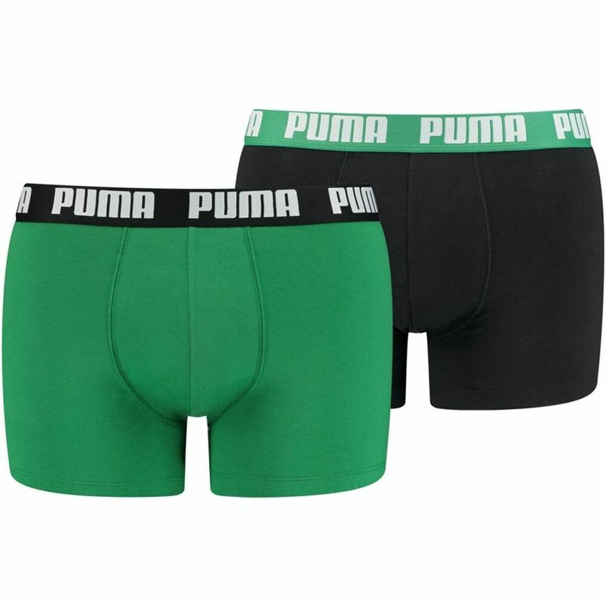 Men’s Boxer Shorts Puma Basic Green (2 uds)