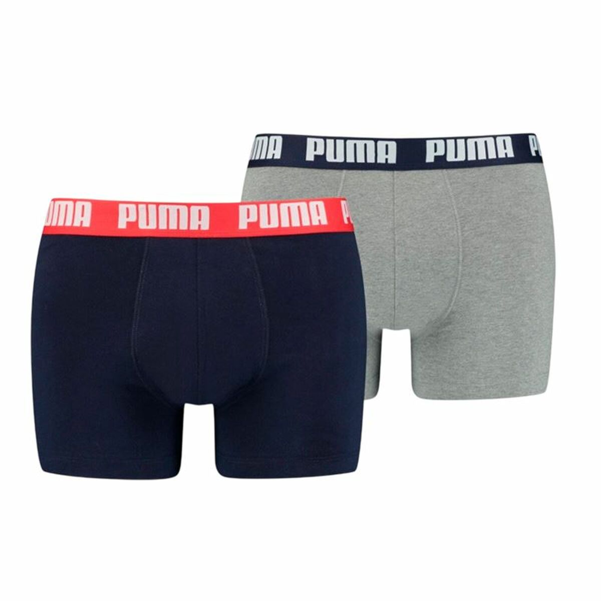 Pack of Underpants Puma Basic Grey Boxer 2 Pieces Pack of Underpants Puma Basic Grey Boxer 2 Pieces