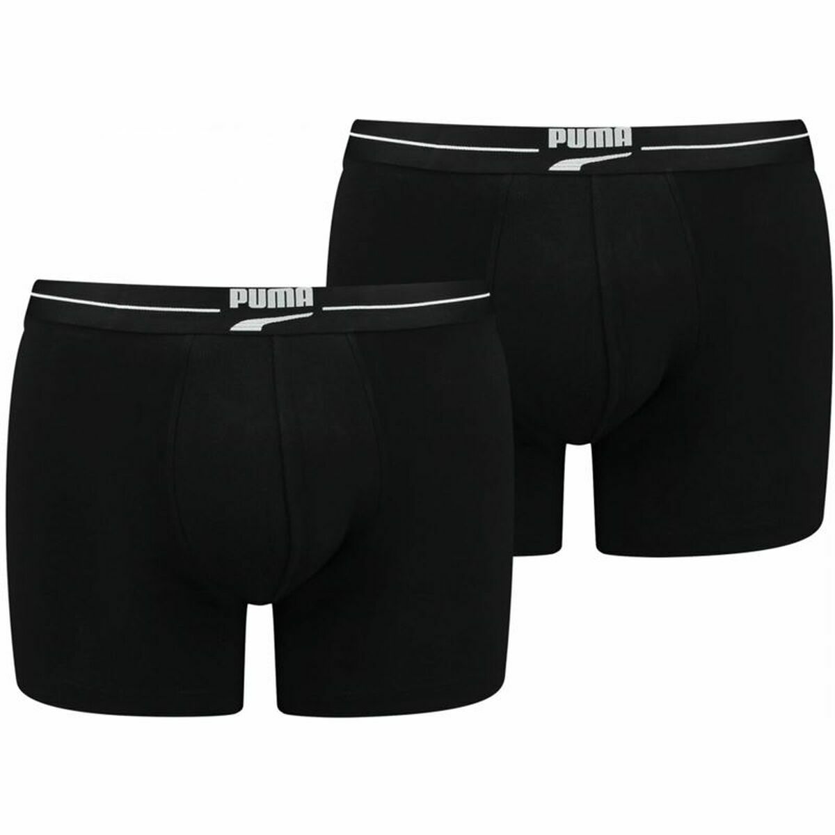 Men’s Boxer Shorts Puma  Gentle Retro 2 Units Black