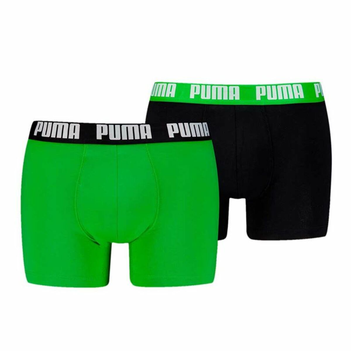 Men’s Boxer Shorts Puma Everyday Basic 2P Black 2 Units