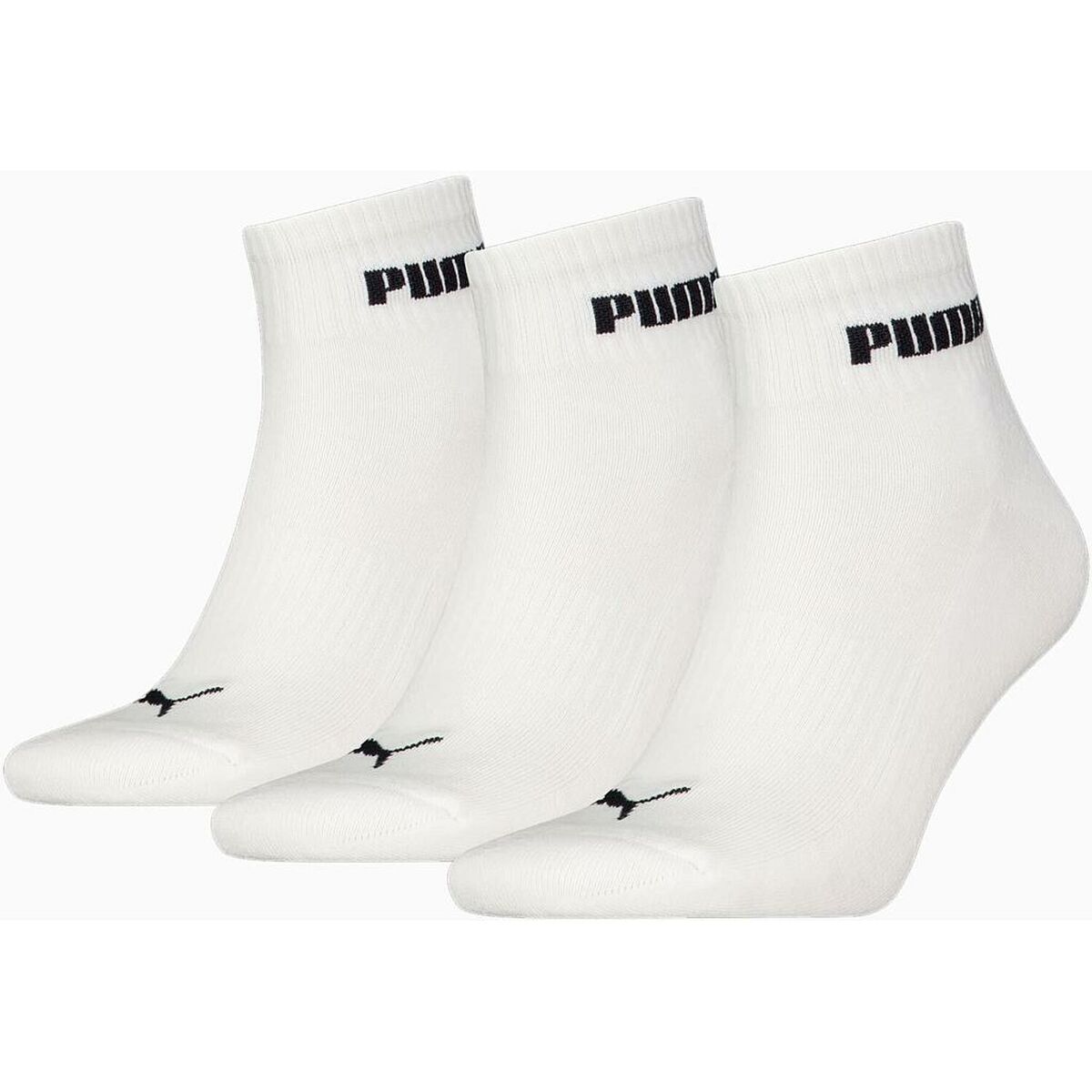 Sports Socks Puma CUSHIONED NEXT QUARTER 701225904 001 White 3 pairs Sports Socks Puma CUSHIONED NEXT QUARTER 701225904 001 White 3 pairs