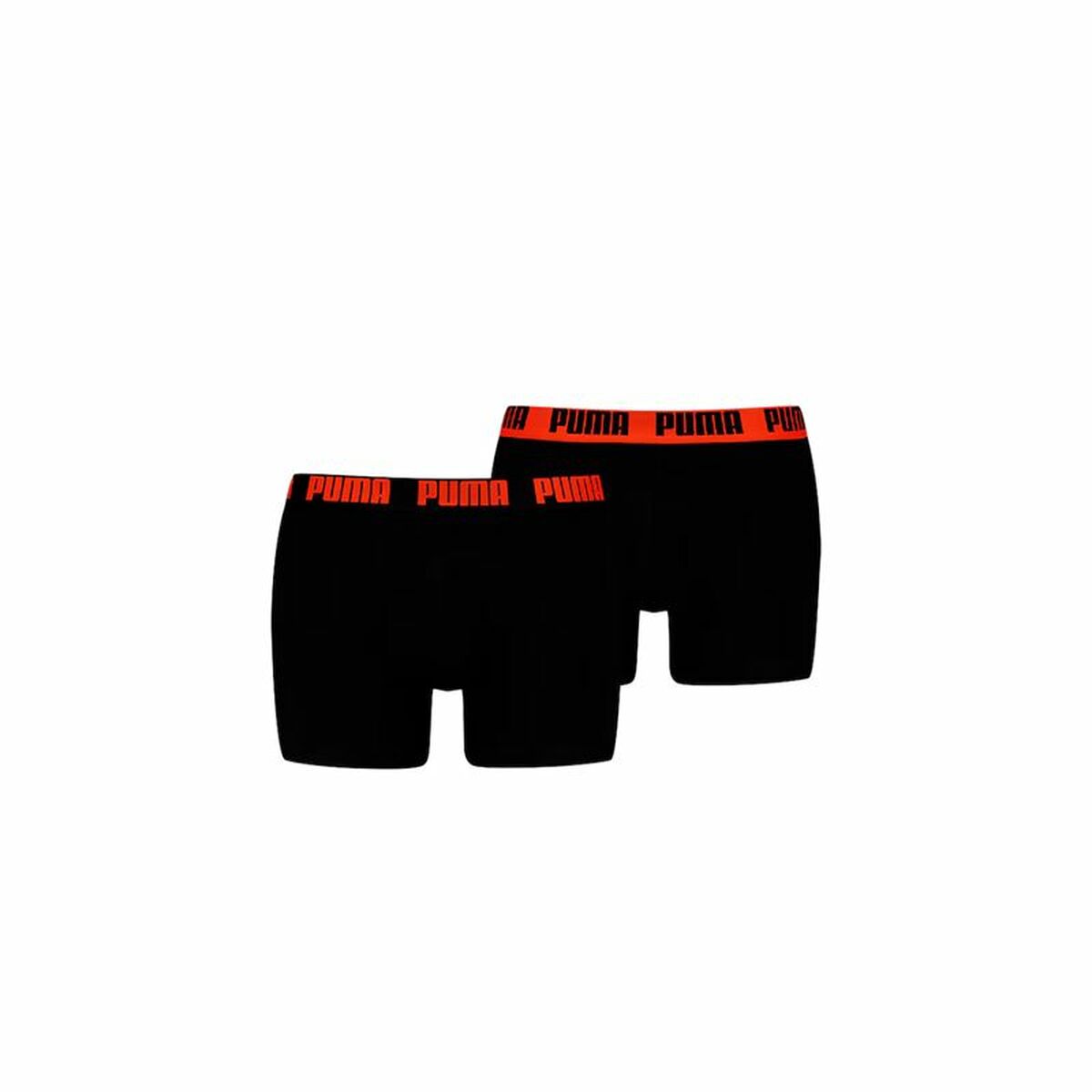 Men’s Boxer Shorts Puma Everyday Basic Black Orange 2 Pieces Men’s Boxer Shorts Puma Everyday Basic Black Orange 2 Pieces