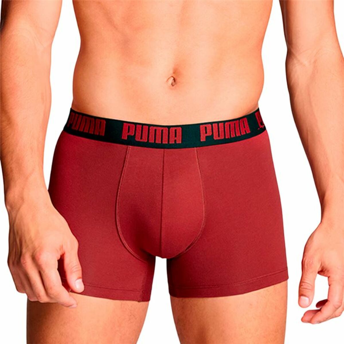 Men’s Boxer Shorts Puma burgundy  Red