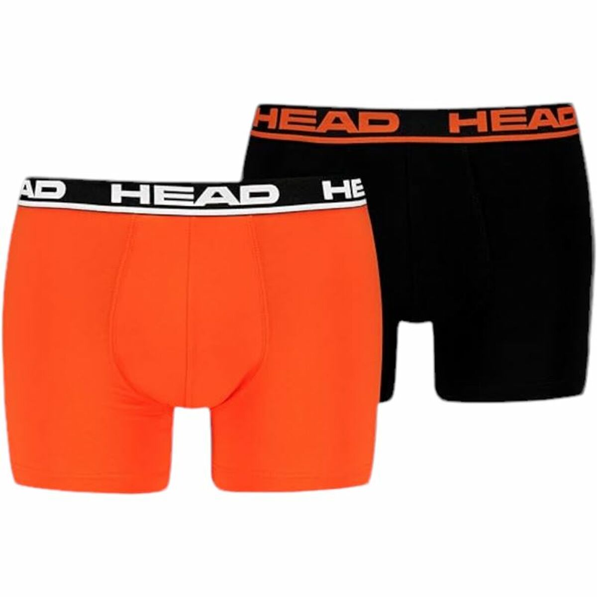 Men’s Boxer Shorts Head Basic Black Orange Men’s Boxer Shorts Head Basic Black Orange