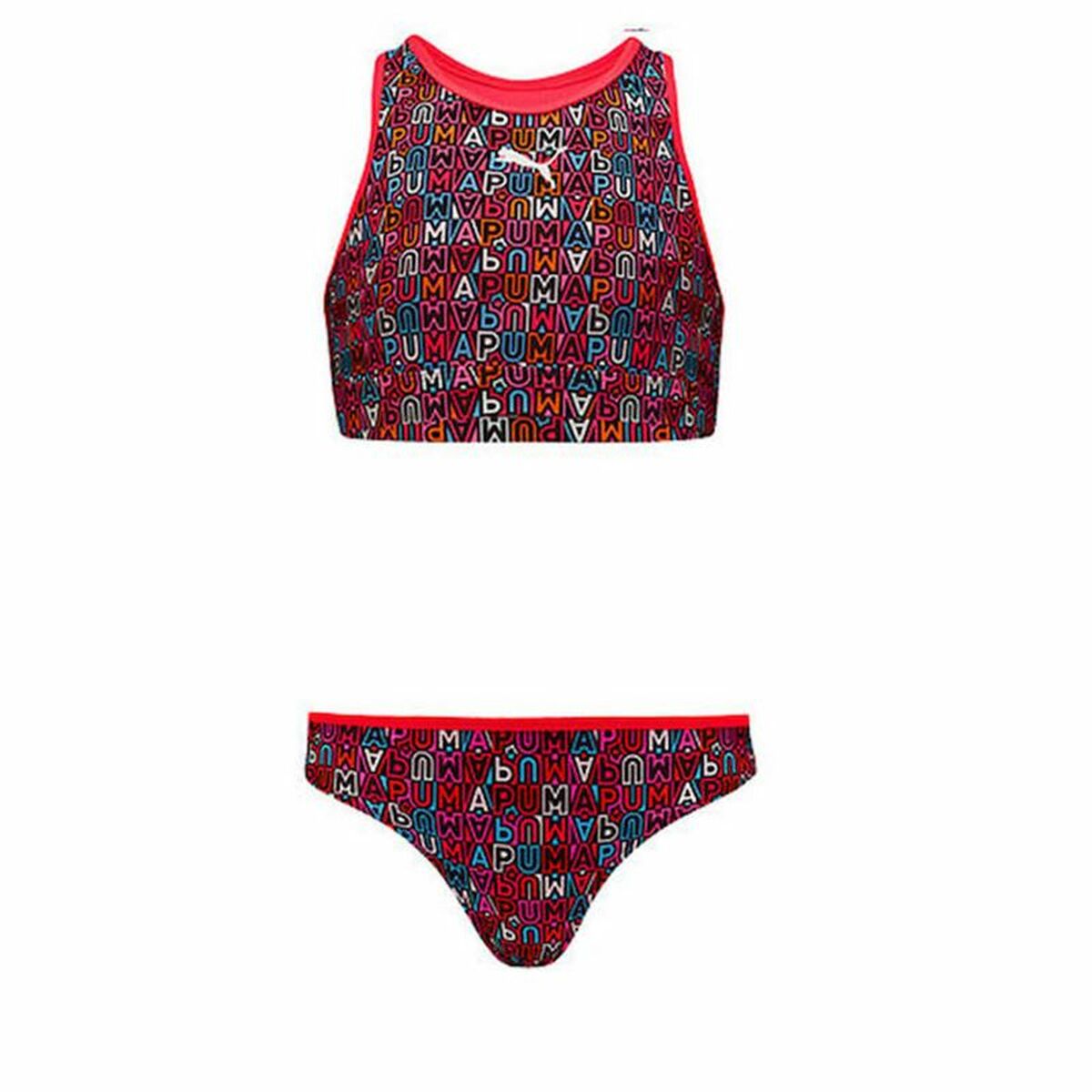 Bikini Bottoms For Girls Puma Printed Set Red Bikini Bottoms For Girls Puma Printed Set Red