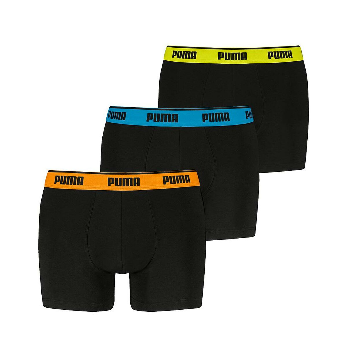 Men’s Boxer Shorts Puma 701234187 006 Black 3 Units