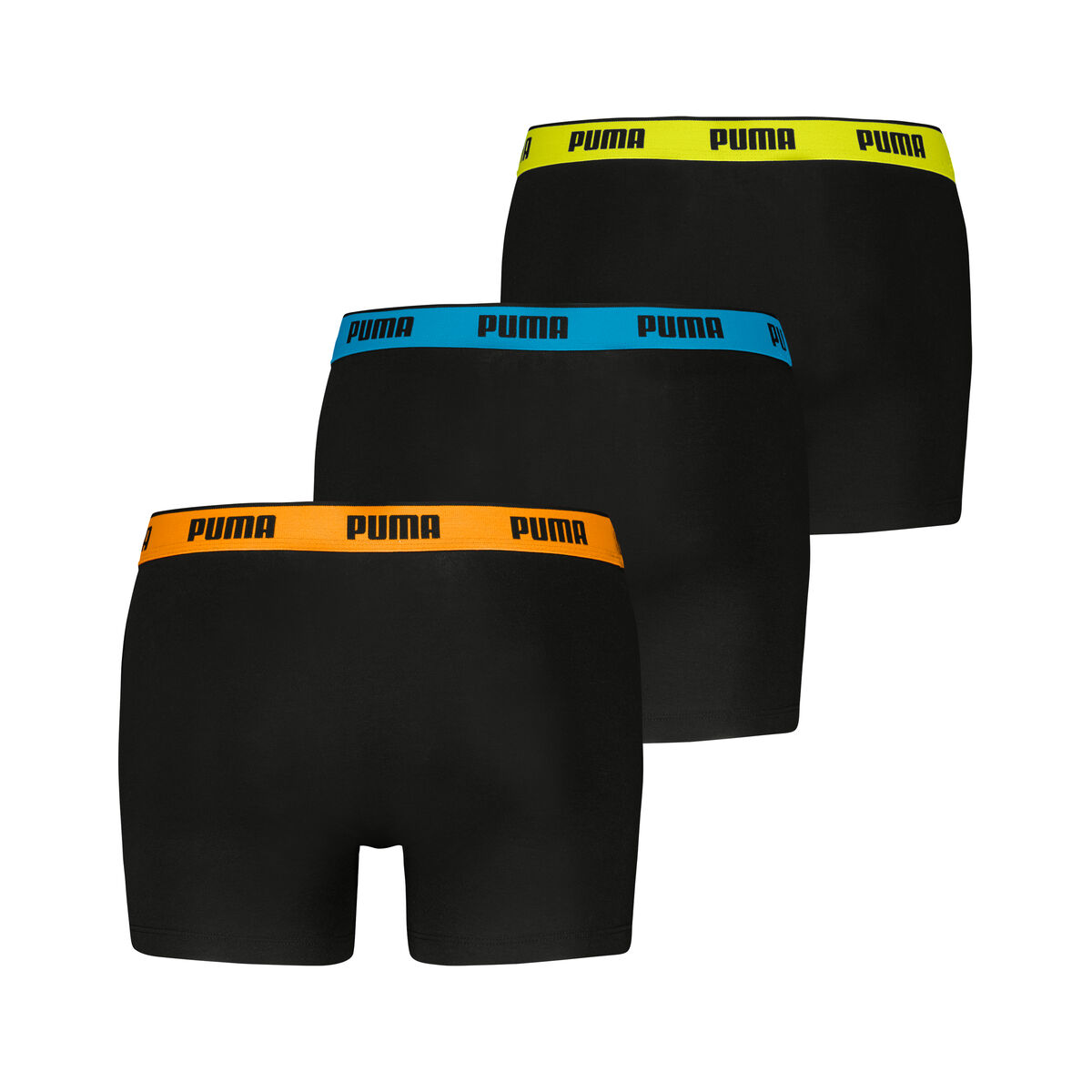 Men’s Boxer Shorts Puma 701234187 006 Black 3 Units