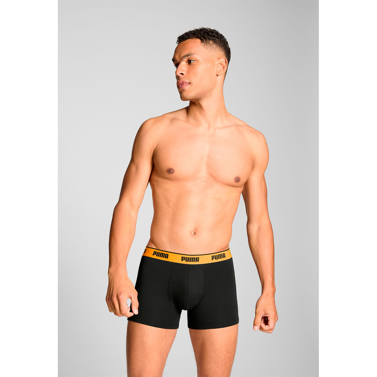 Men’s Boxer Shorts Puma 701234187 006 Black 3 Units