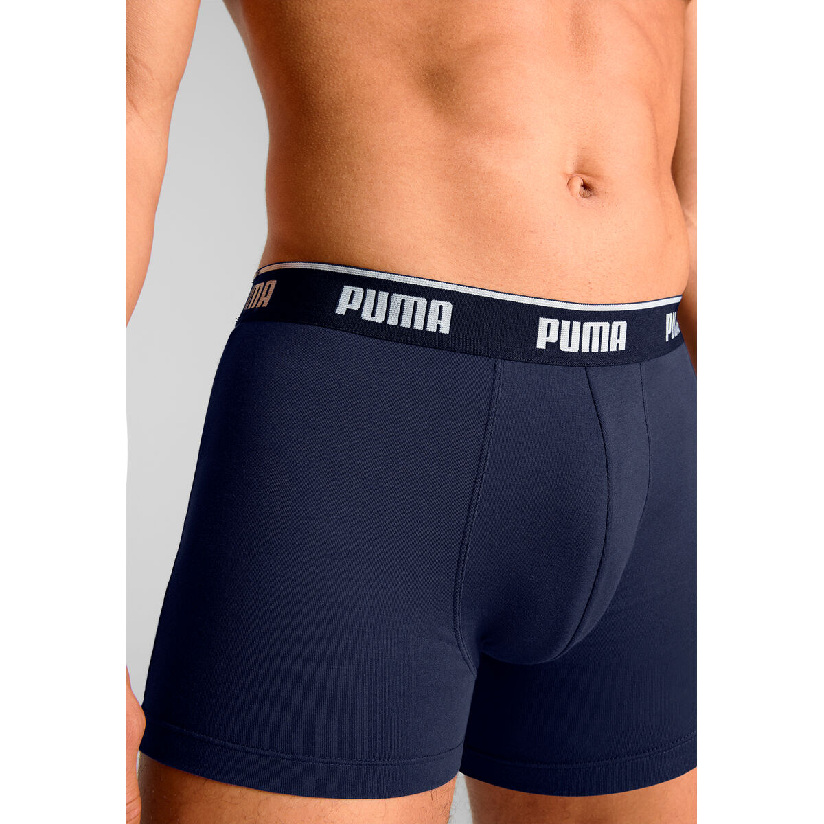 Men’s Boxer Shorts Puma 701234187 005 Grey 3 Units