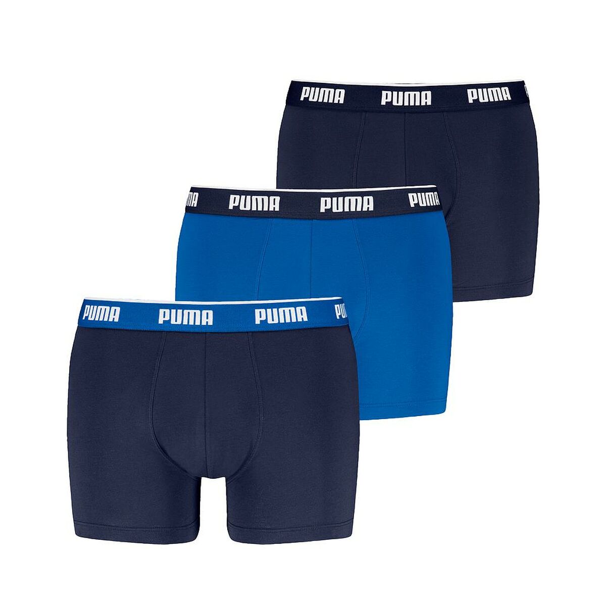Men’s Boxer Shorts Puma 701234187 004 Blue 3 Units