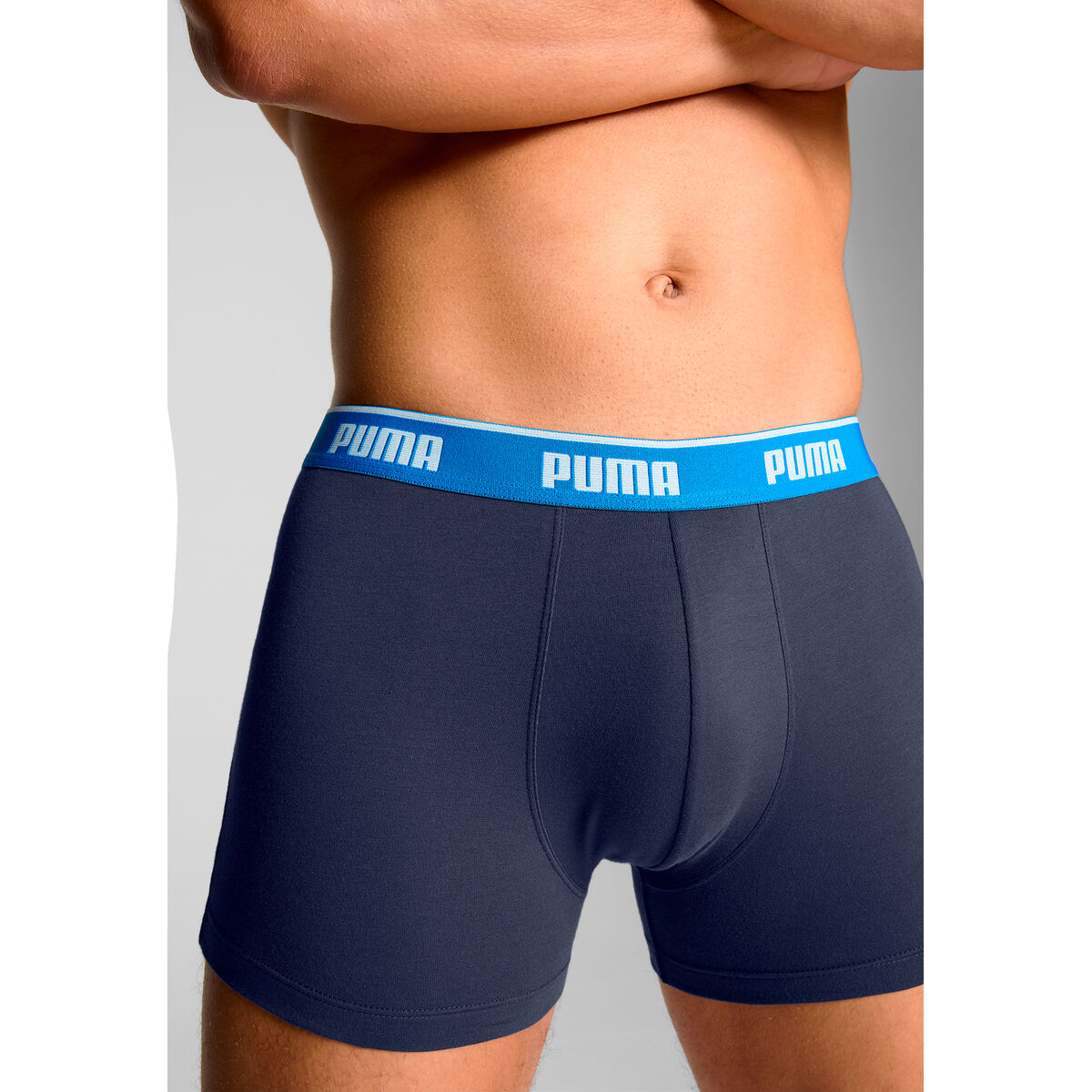 Men’s Boxer Shorts Puma 701234187 004 Blue 3 Units