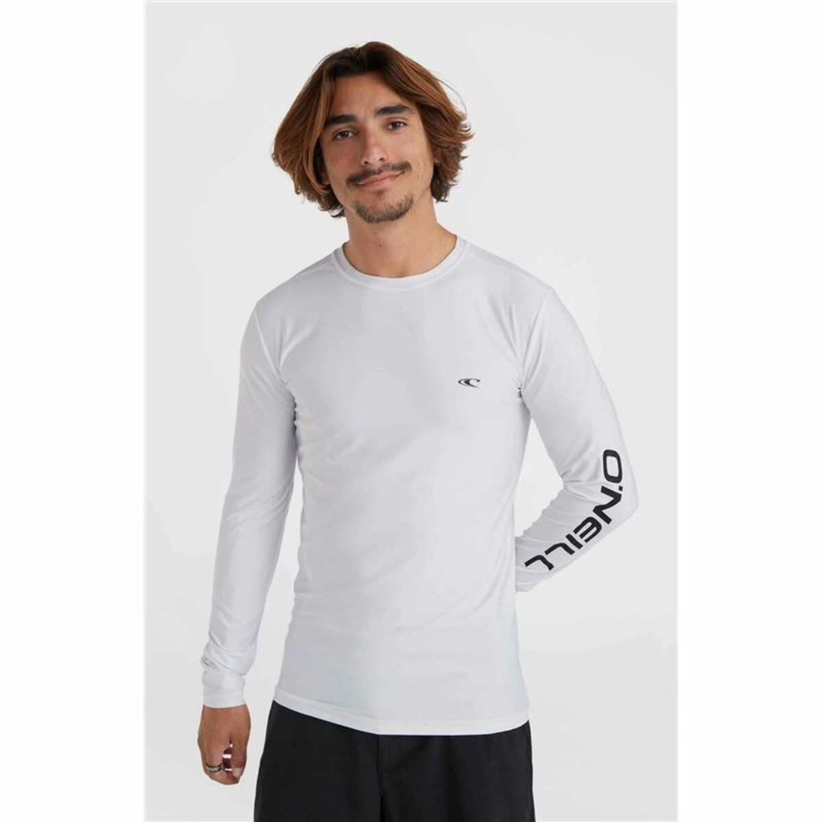 Short-sleeve Sports T-shirt O’Neill  Essentials L/Slv  White