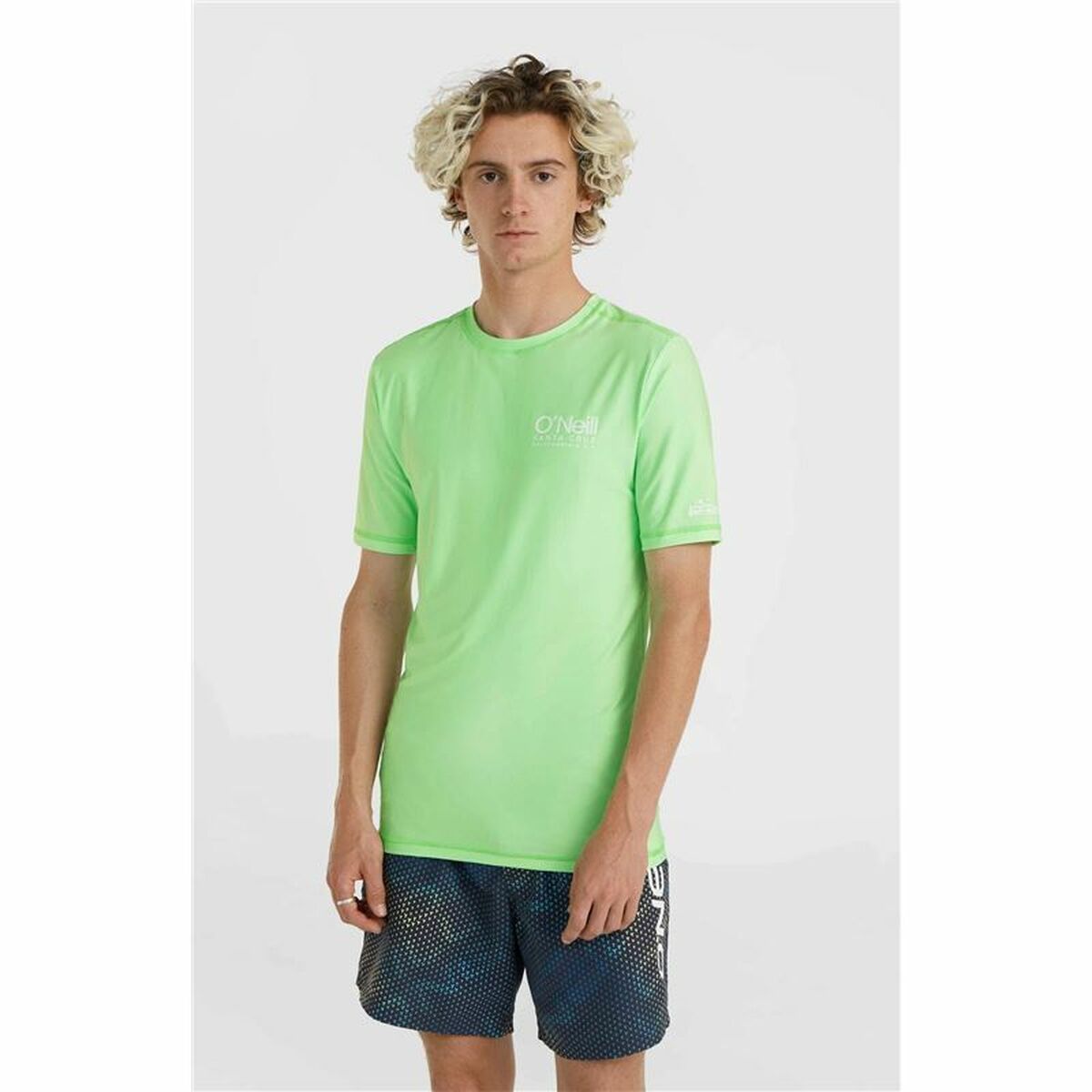 Short-sleeve Sports T-shirt O’Neill Cali S/Slv Light Green