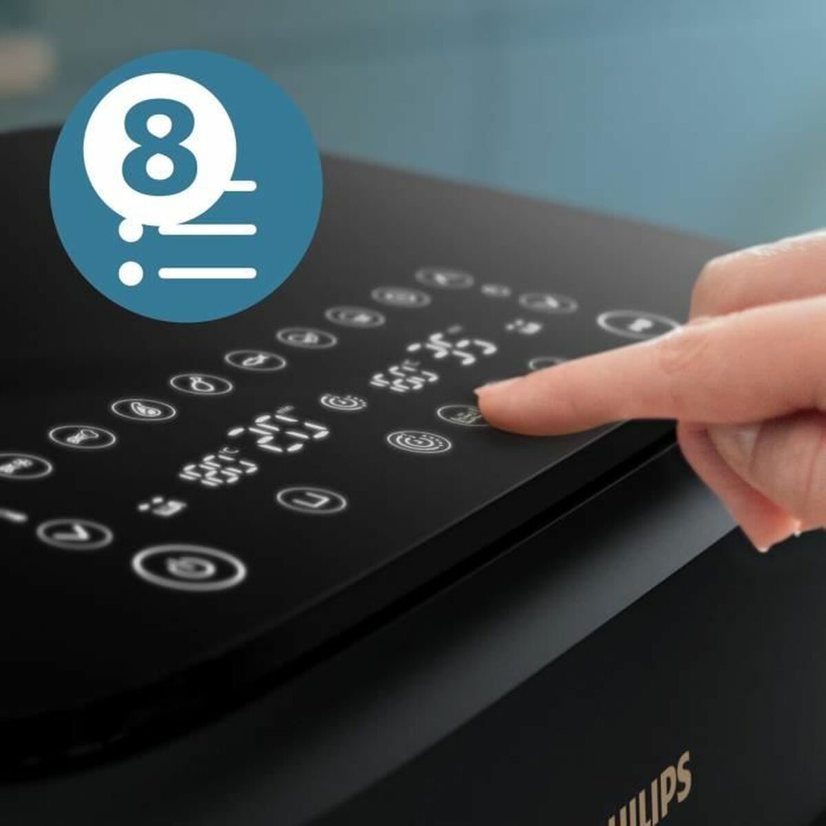 Air Fryer Philips Na351.00 Black 9 L