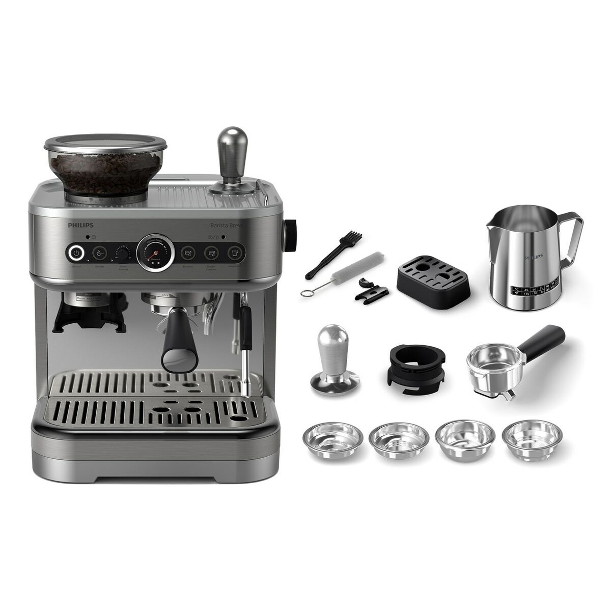 Superautomatic Coffee Maker Philips PSA3218/01 Black Steel 1350 W 15 bar 2,3 L