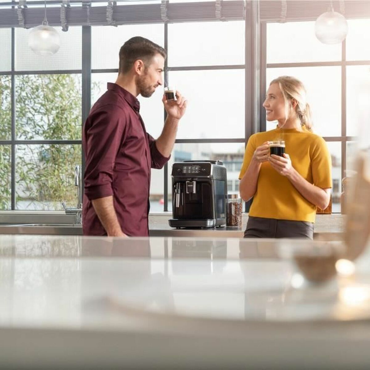 Superautomatic Coffee Maker Philips EP2225/10 Black Grey 1500 W 15 bar 1,8 L