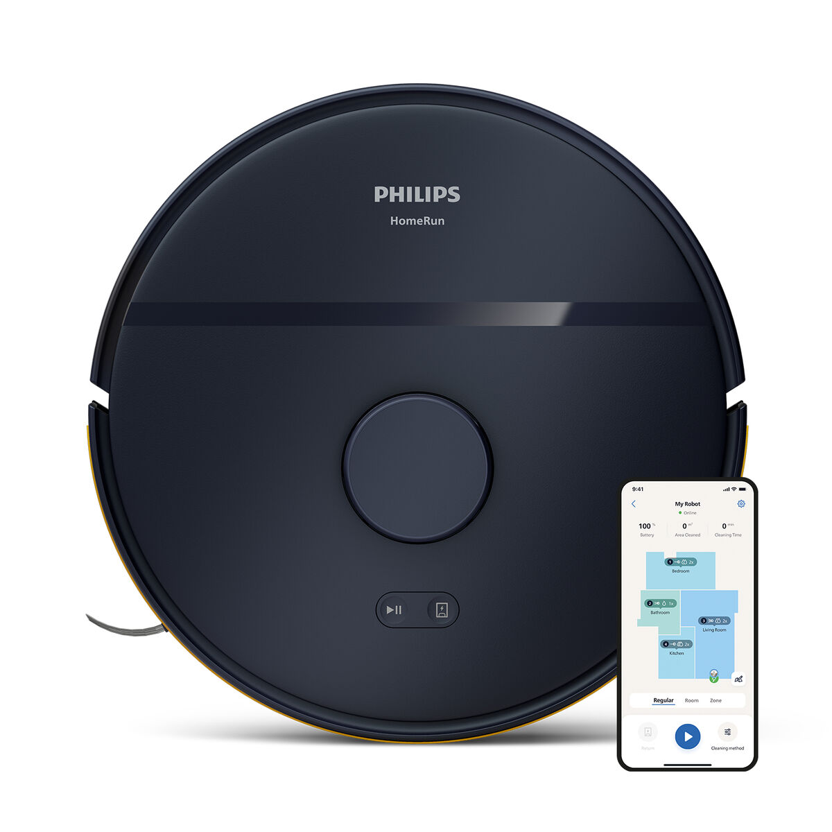 Robot Vacuum Cleaner Philips 2600 mAh