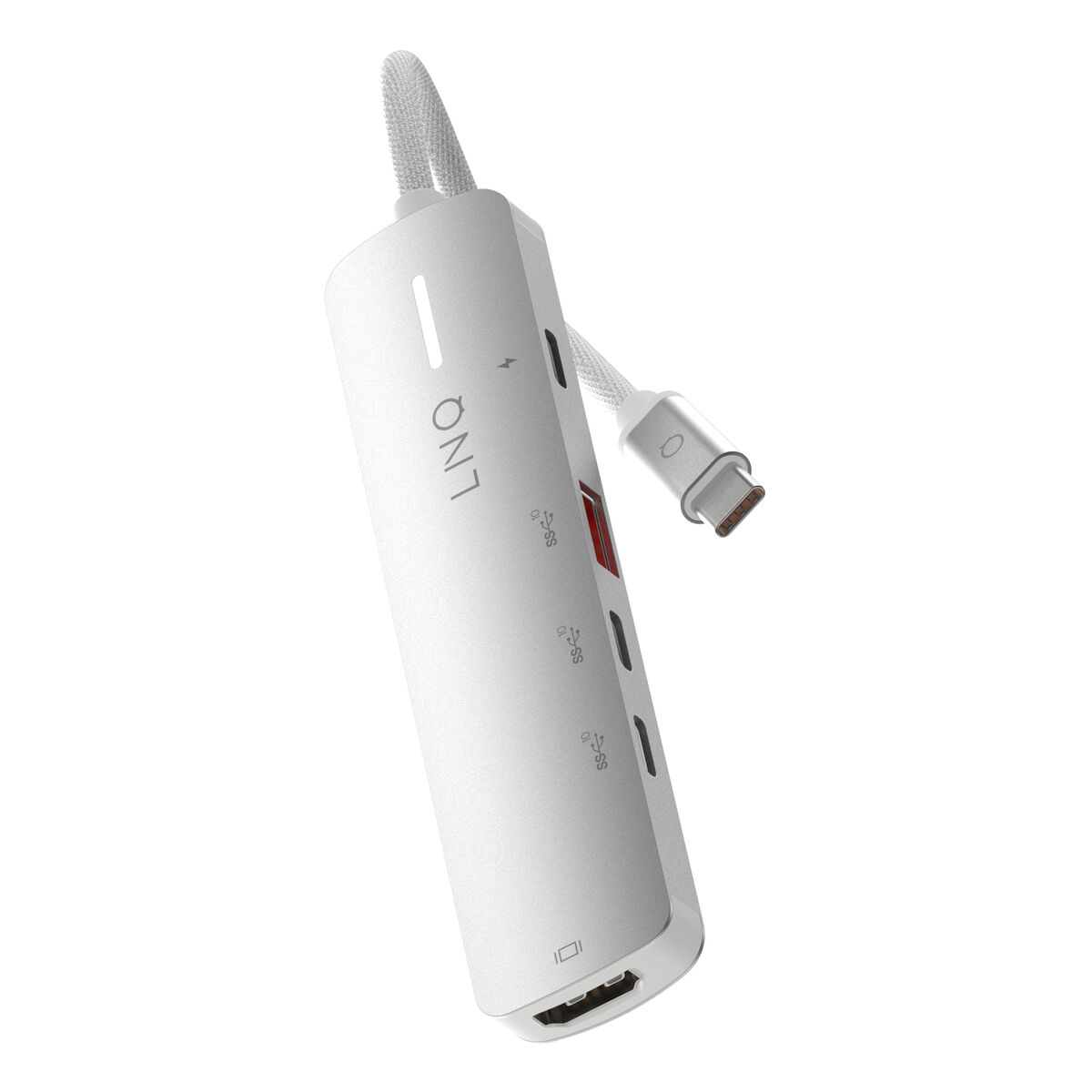 USB Hub Linq Byelements LQ49051 White Grey USB Hub Linq Byelements LQ49051 White Grey