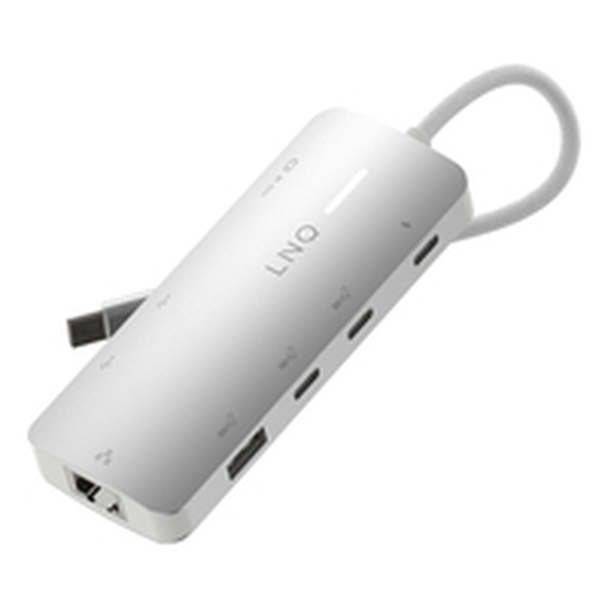 USB Hub Linq Byelements LQ49081 White Grey