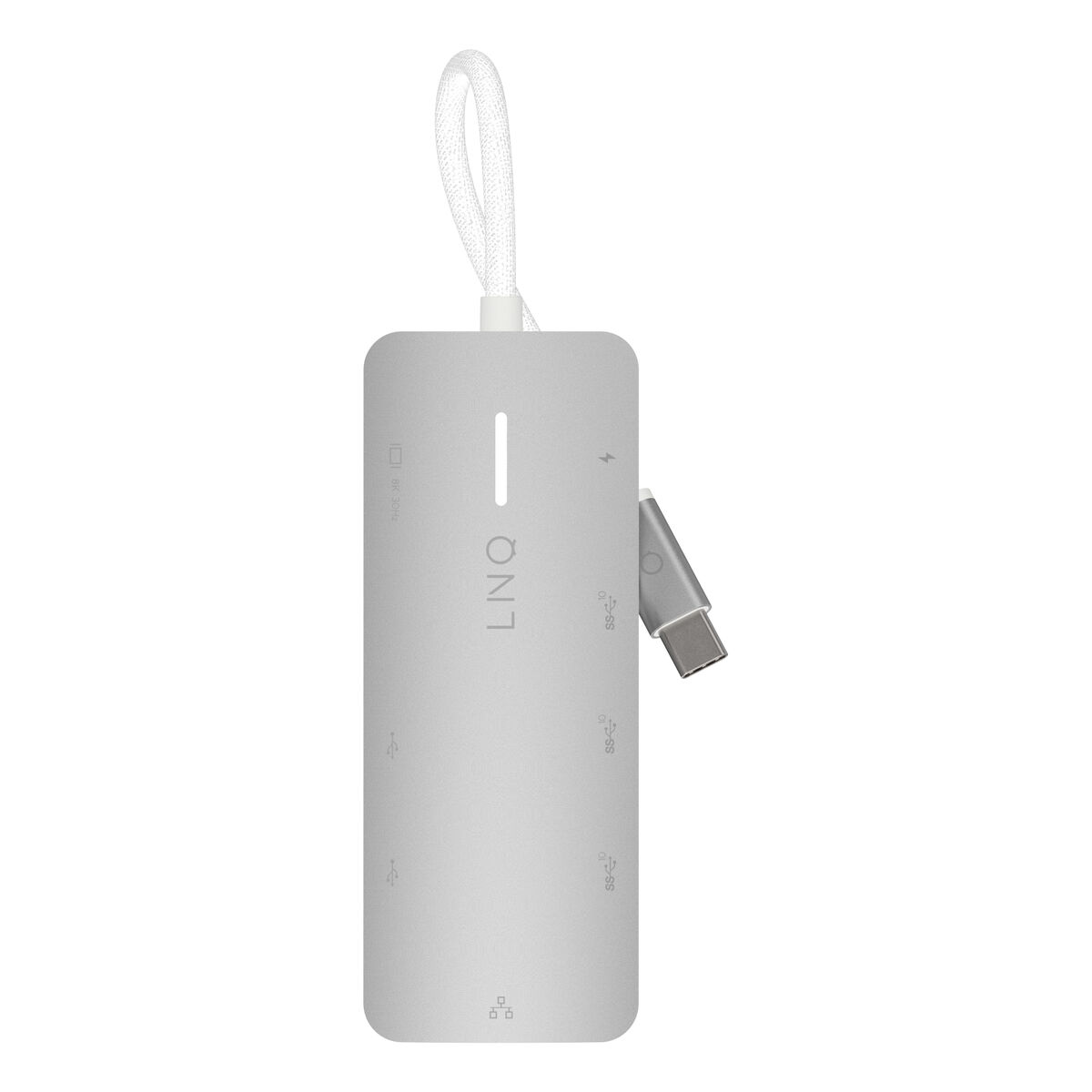 USB Hub Linq Byelements LQ49081 White Grey