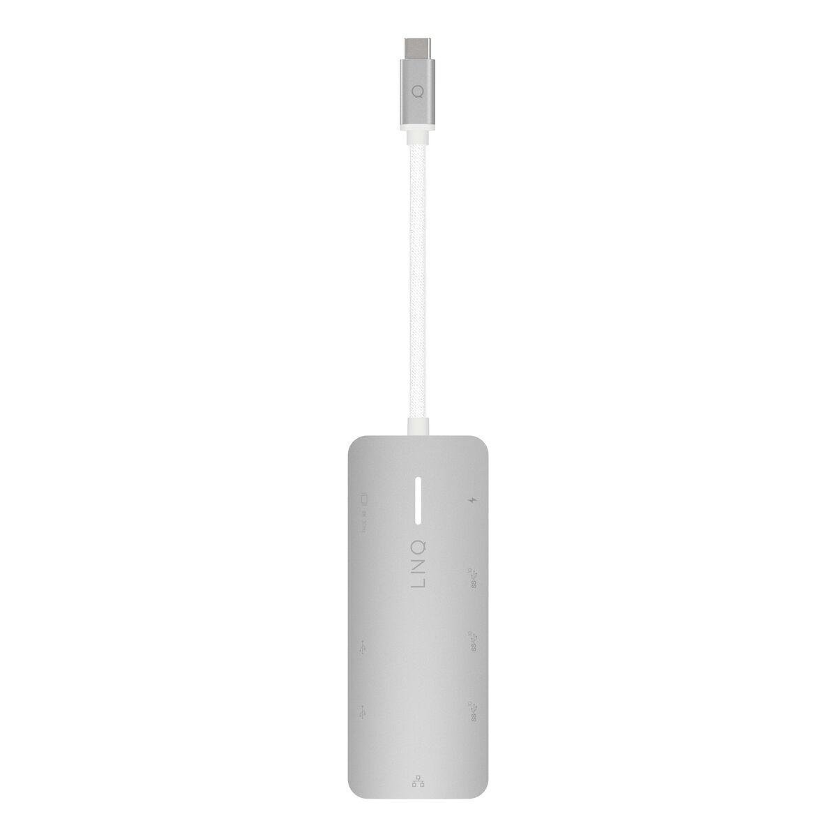USB Hub Linq Byelements LQ49081 White Grey