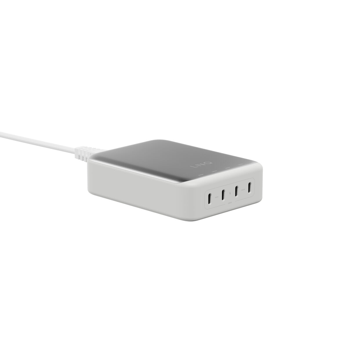 USB Hub Linq Byelements LQDC240 White Grey