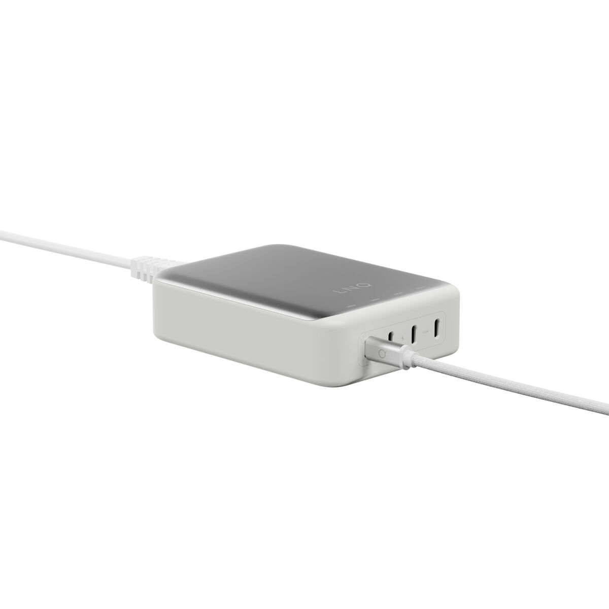 USB Hub Linq Byelements LQDC240 White Grey