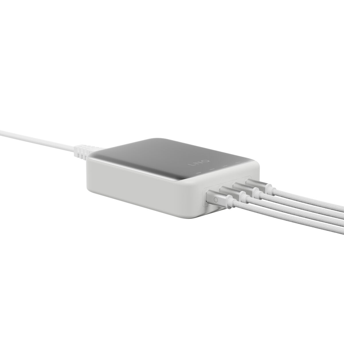 USB Hub Linq Byelements LQDC240 White Grey