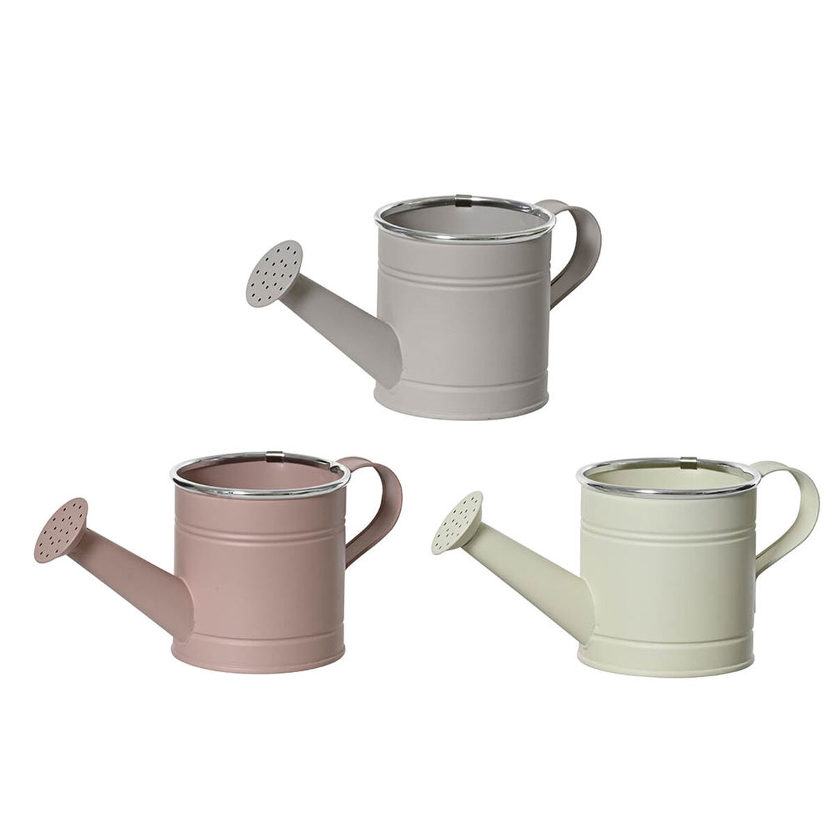 Decorative watering can Decoris Assorted colours Zinc Decorative watering can Decoris Assorted colours Zinc