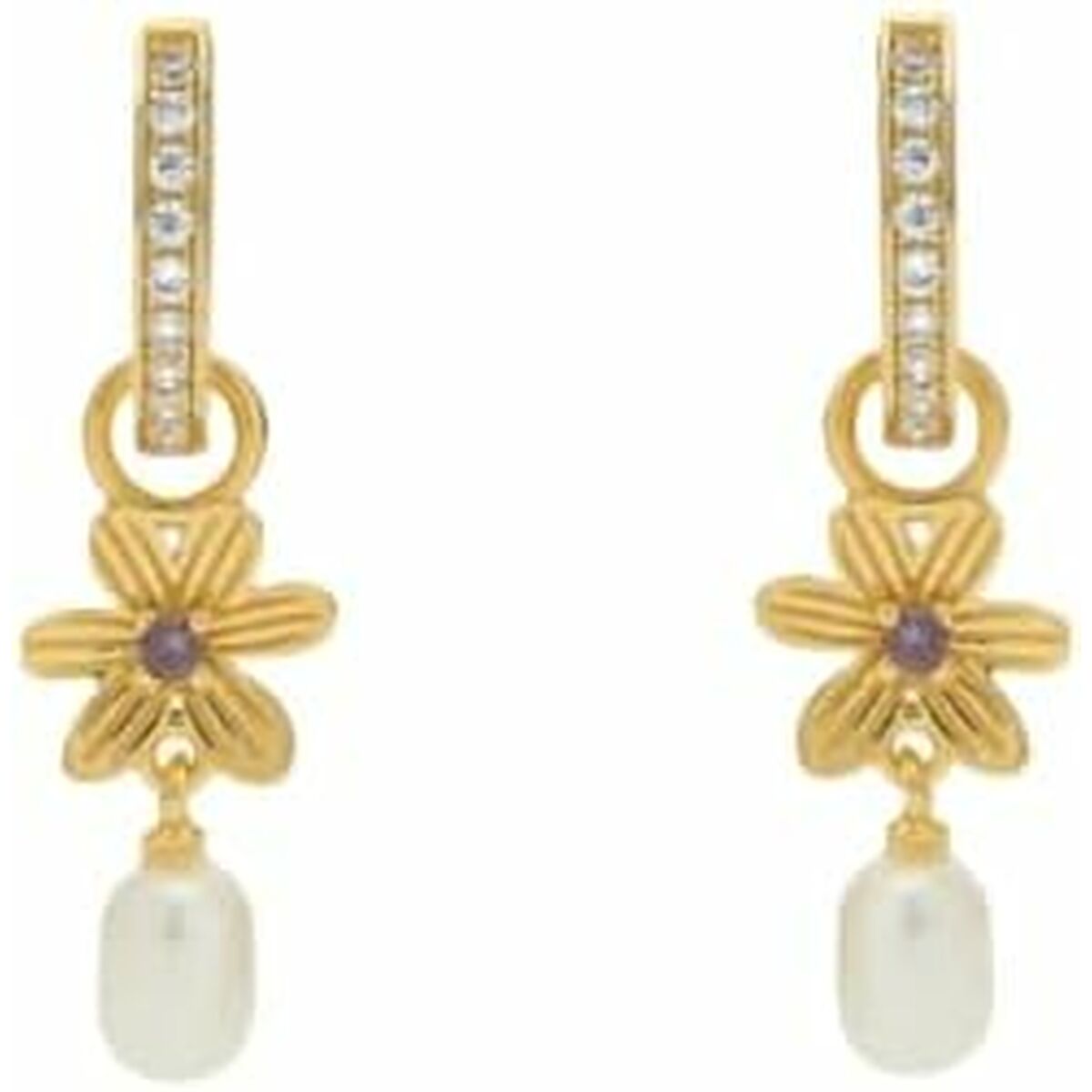 Ladies’ Earrings 24KAE 424124Y Golden