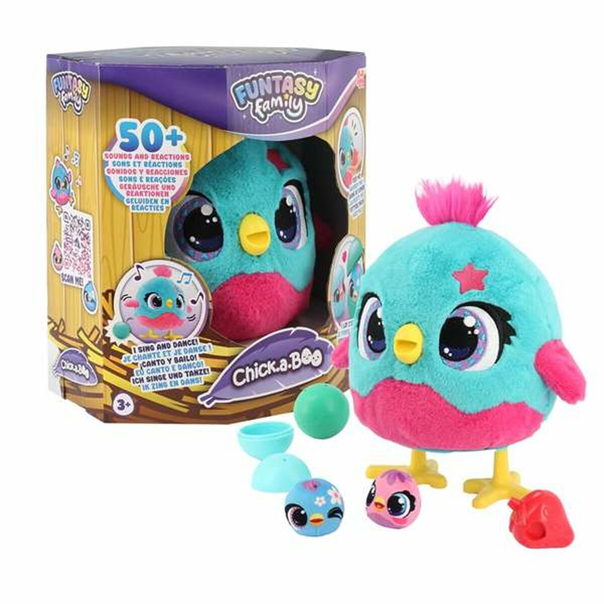 Interactive Pet Diset Funtasy Family  Multicolour Plastic
