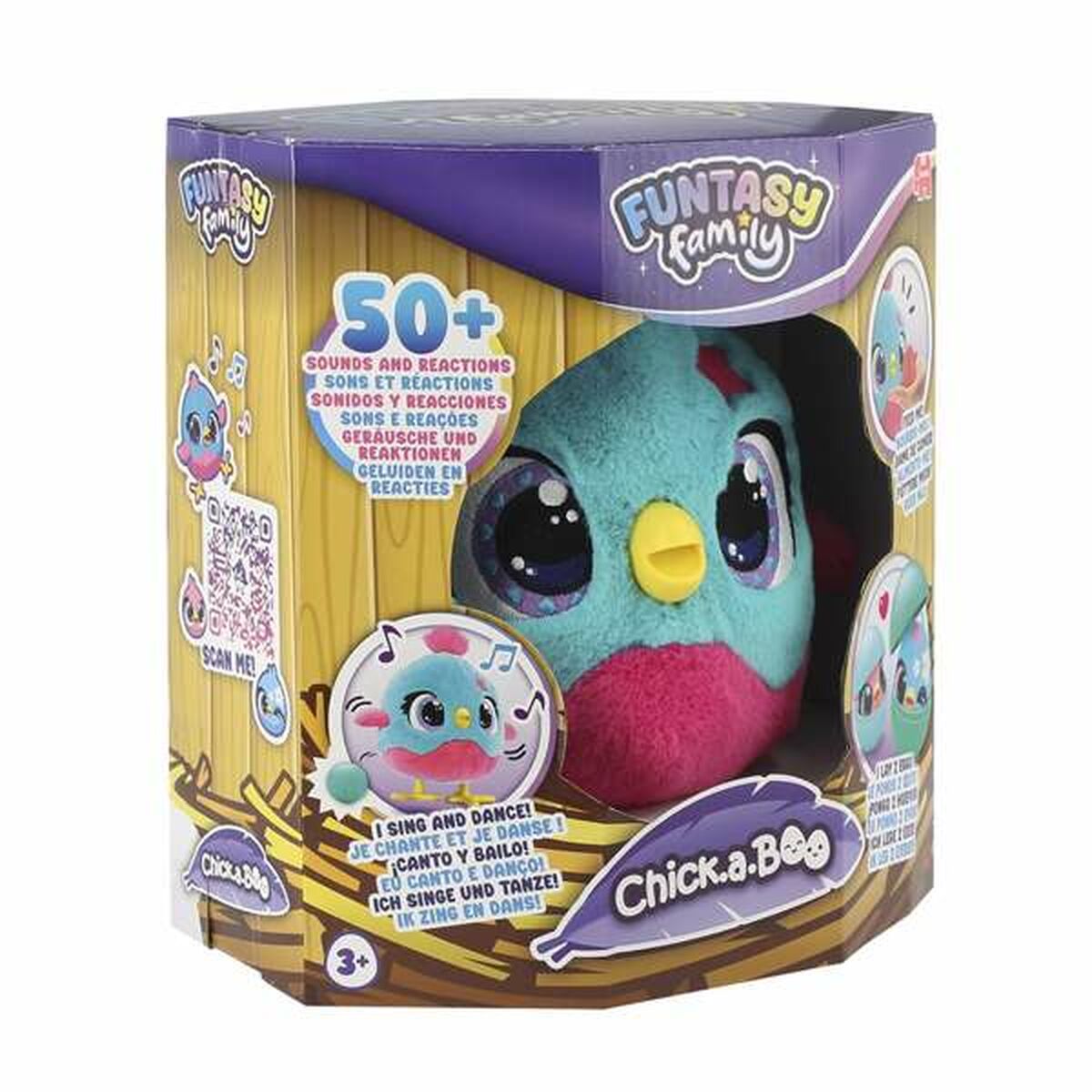 Interactive Pet Diset Funtasy Family  Multicolour Plastic
