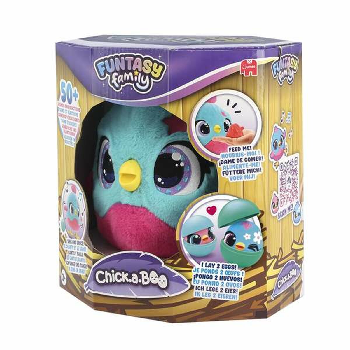 Interactive Pet Diset Funtasy Family  Multicolour Plastic