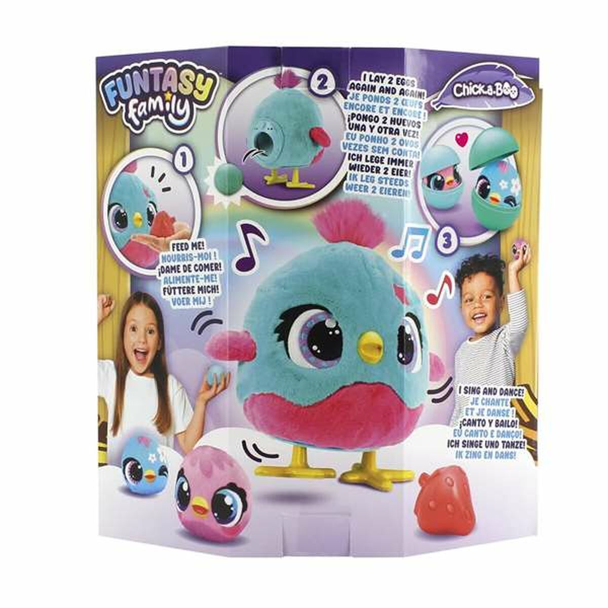 Interactive Pet Diset Funtasy Family  Multicolour Plastic