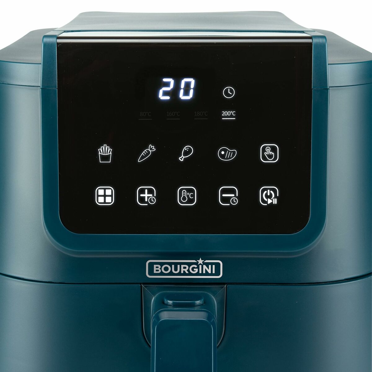 Air Fryer Bourgini 184176     AZUL Black 8 L