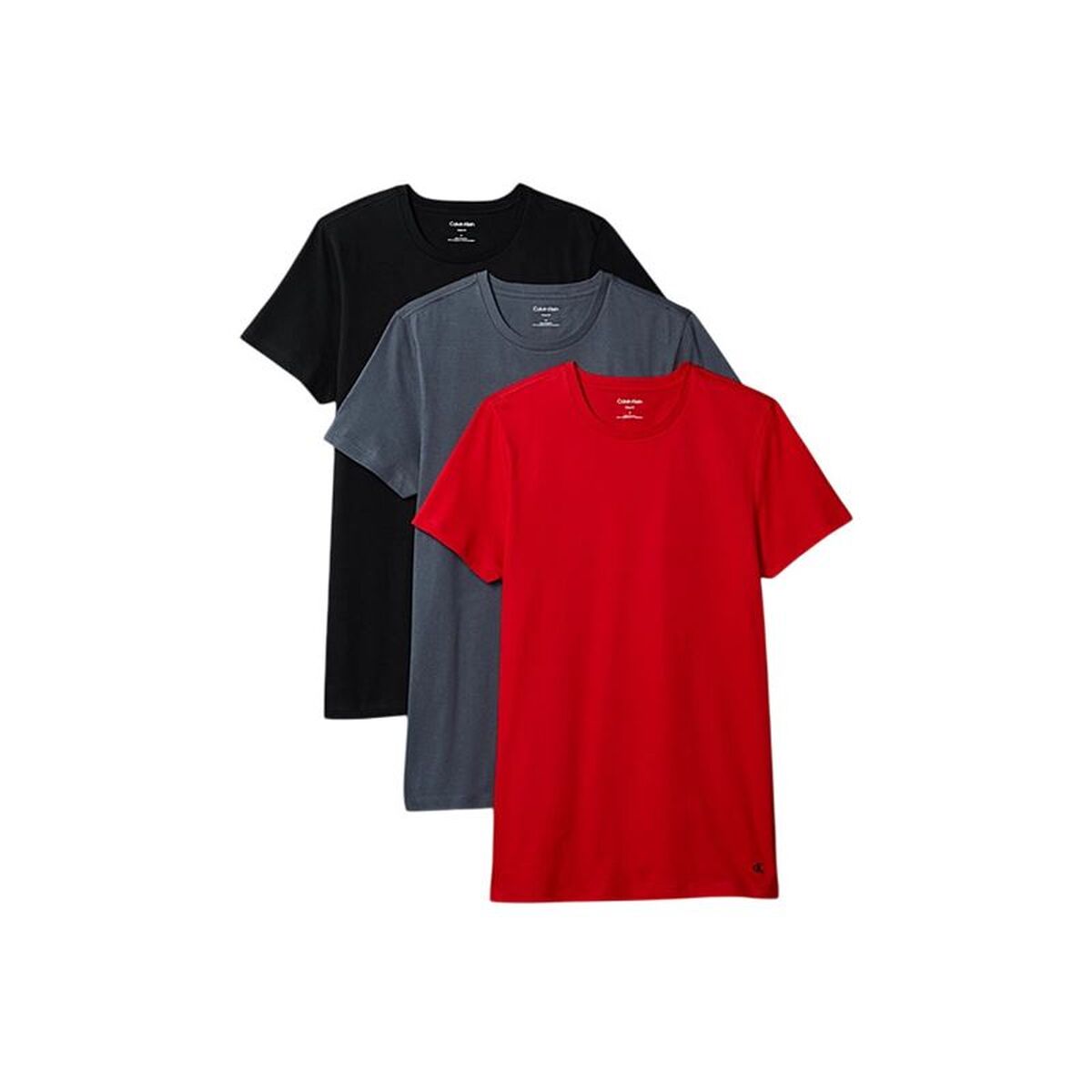 Men’s Short Sleeve T-Shirt Calvin Klein 3 Pieces Men’s Short Sleeve T-Shirt Calvin Klein 3 Pieces