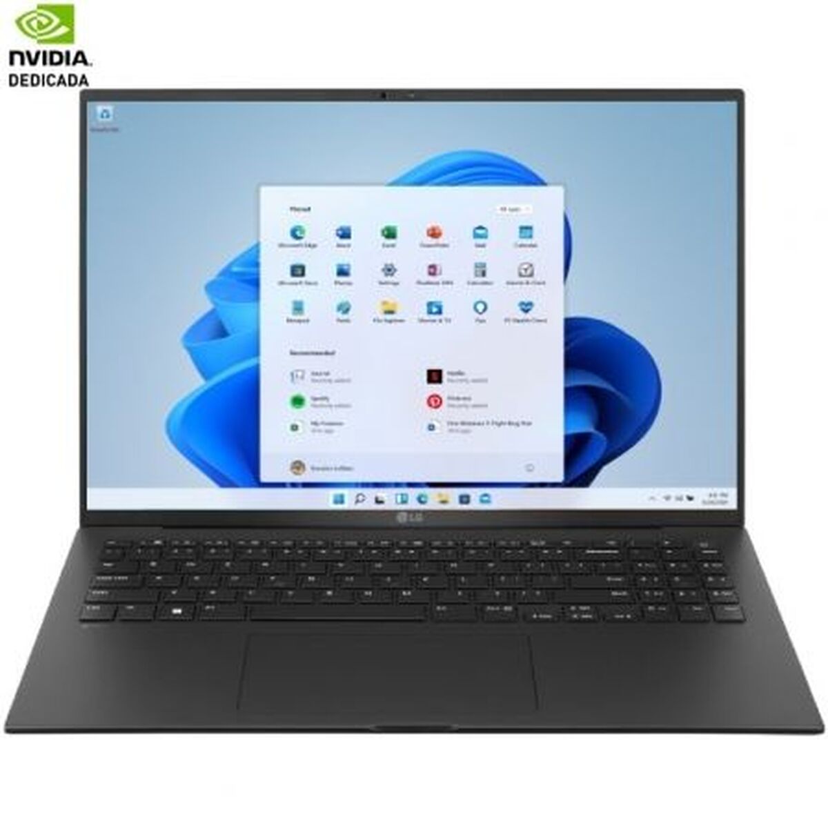 Laptop LG Gram 16Z90R-E AD78B 16″ Intel Core i7-1360P 32 GB RAM 1 TB SSD NVIDIA GeForce RTX 3050 Spanish Qwerty