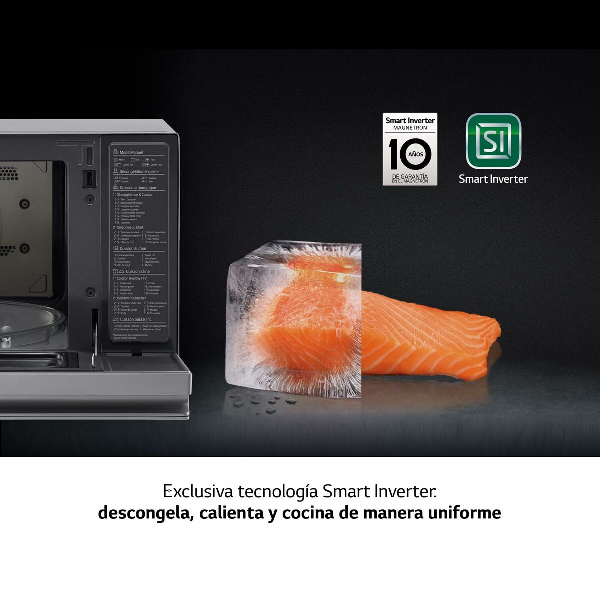 Microwave Oven LG MJ3965ACS   39L Black 1350 W 39 L