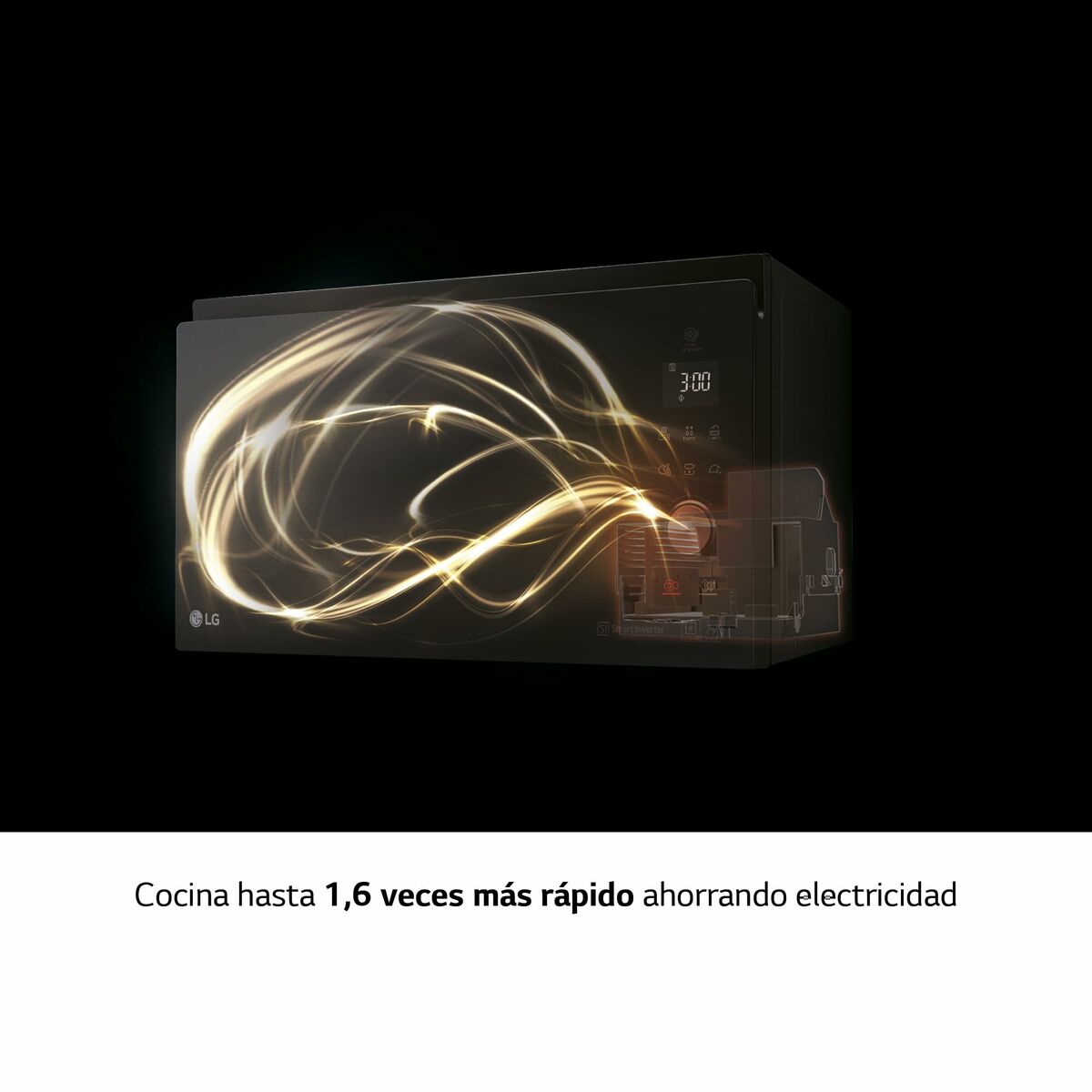 Microwave Oven LG MJ3965ACS   39L Black 1350 W 39 L