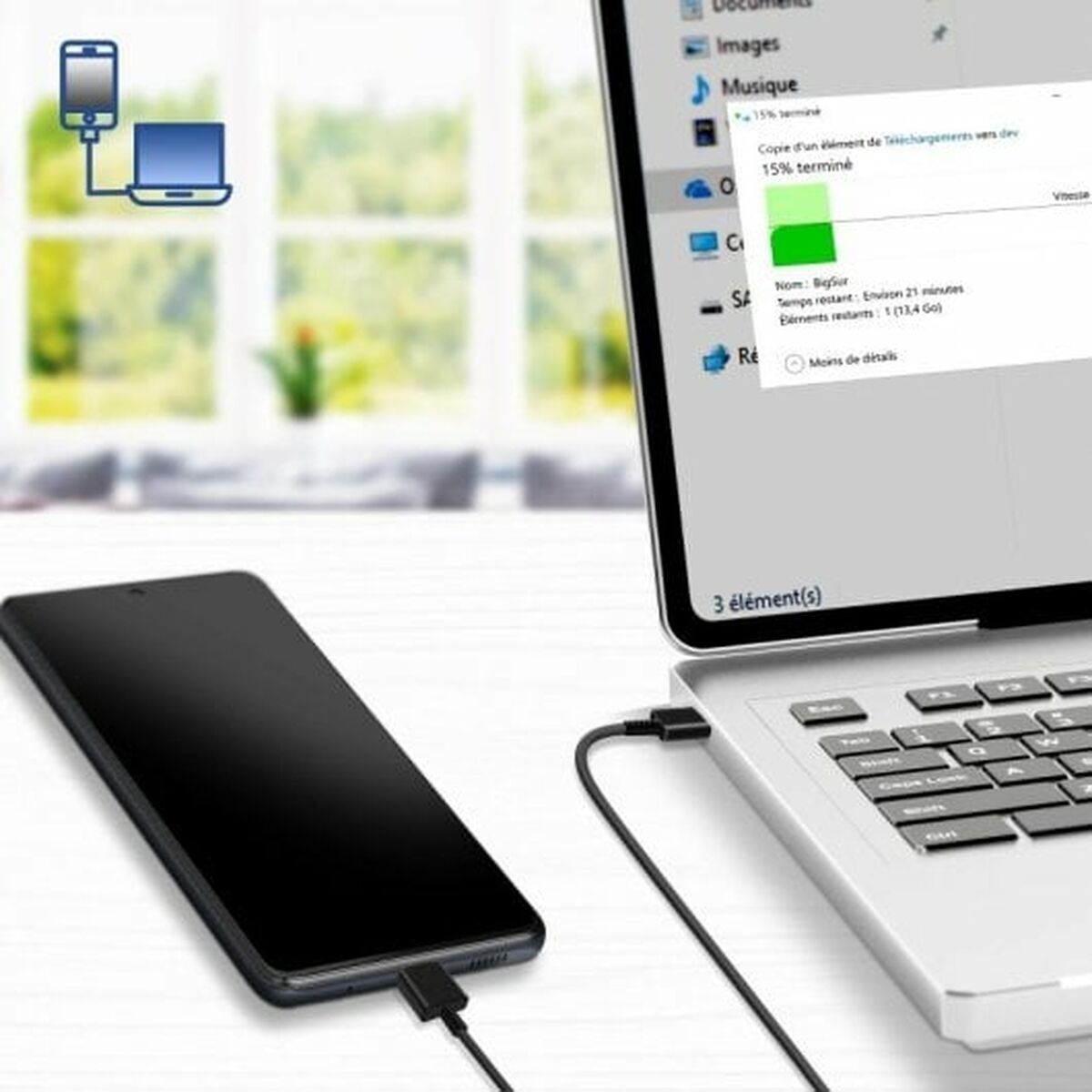 USB-C Cable Samsung EP-DX310JBEGEU