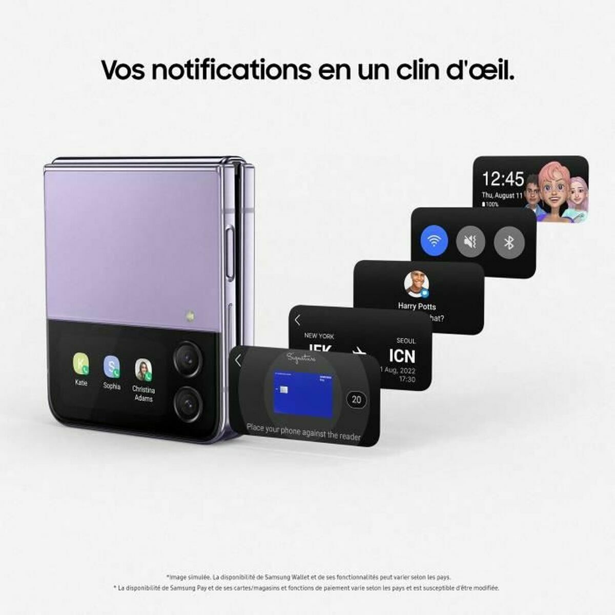 Smartphone Samsung Galaxy Z Flip4 5G 6,7″ 5G 3840 x 2160 px 6,7″ 8 GB RAM 256 GB Blue 256 GB