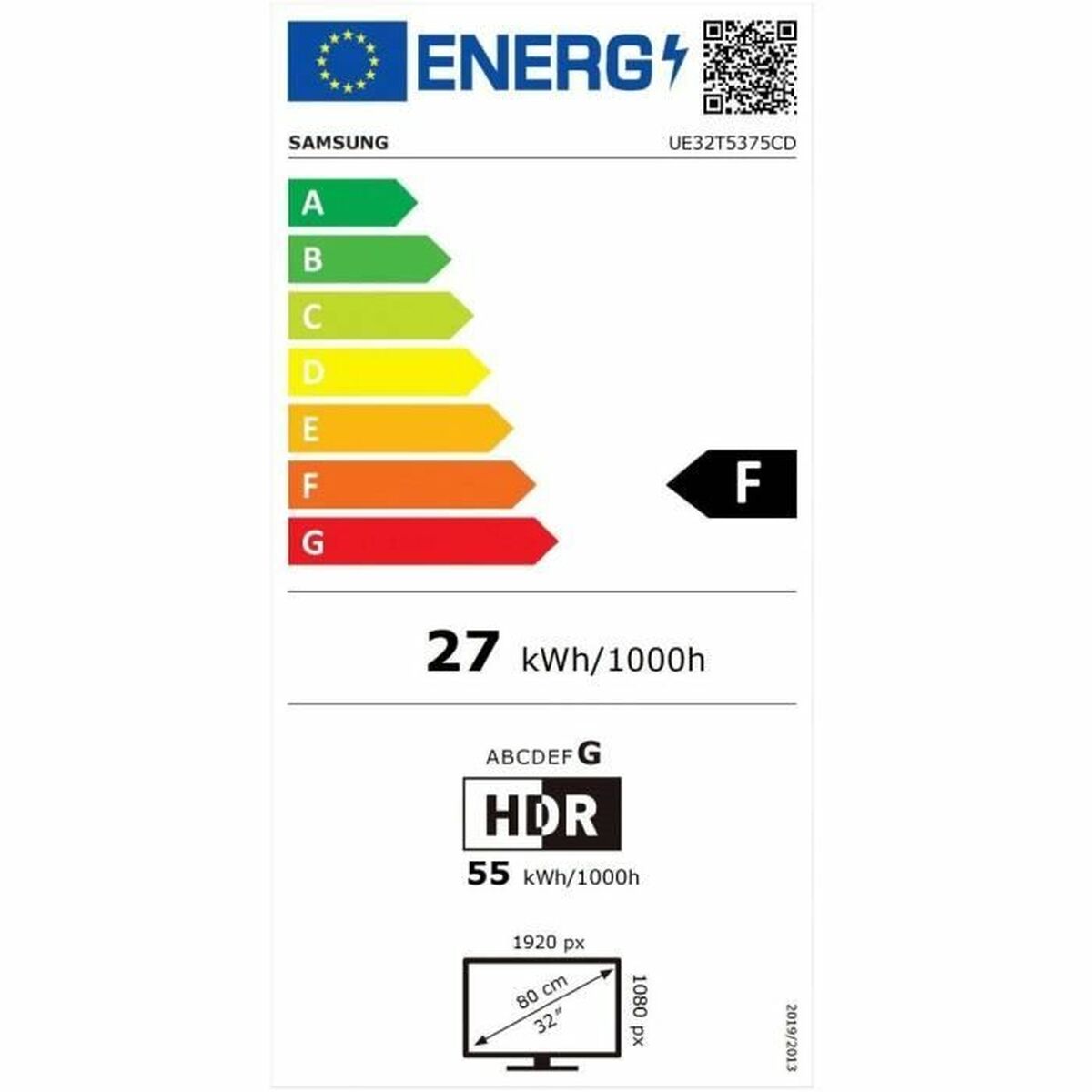 Smart TV Samsung UE32T5375CDXXC 32″ Full HD LED HDR