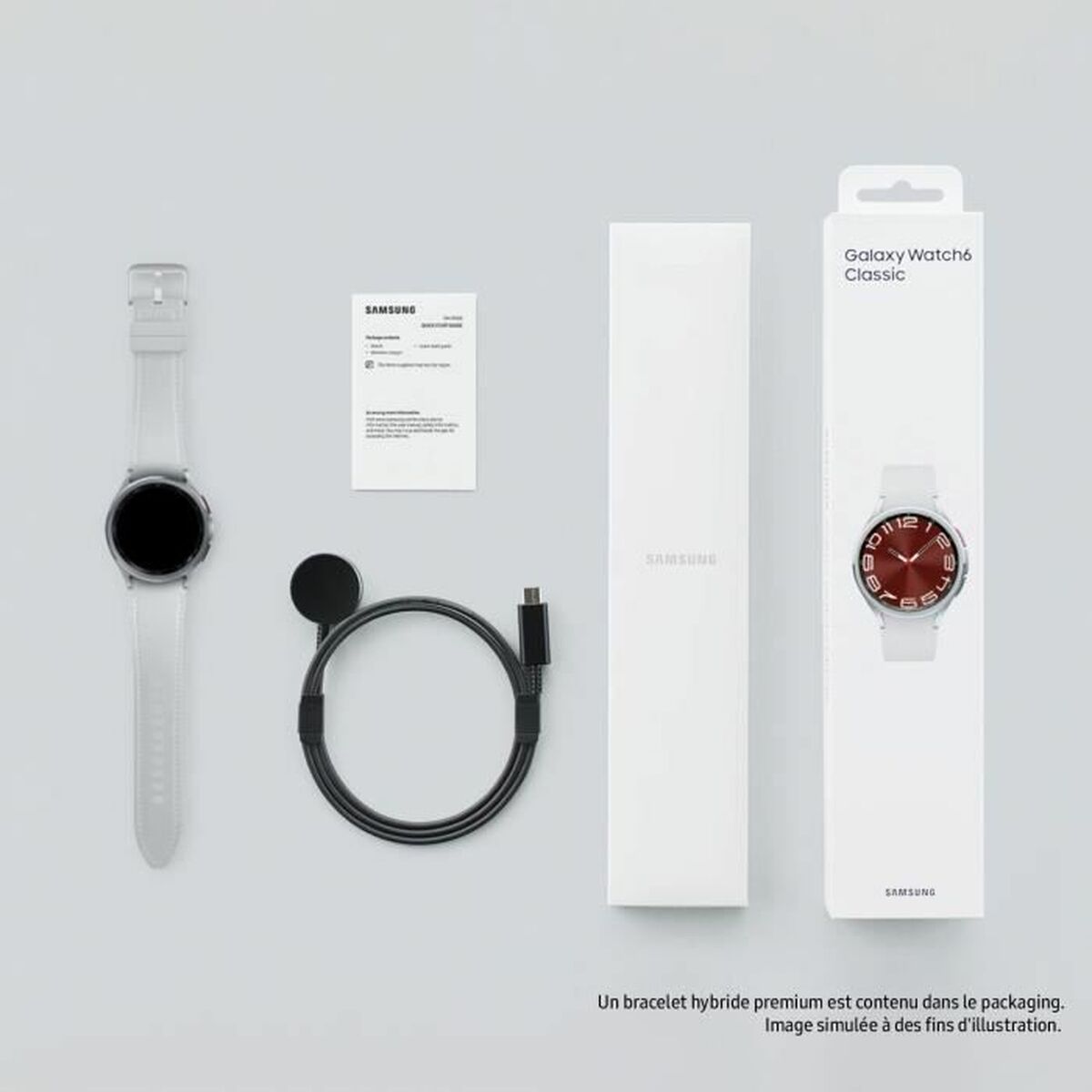 Smartwatch Samsung Galaxy Watch6 Black Silver 1,3″ 43 mm