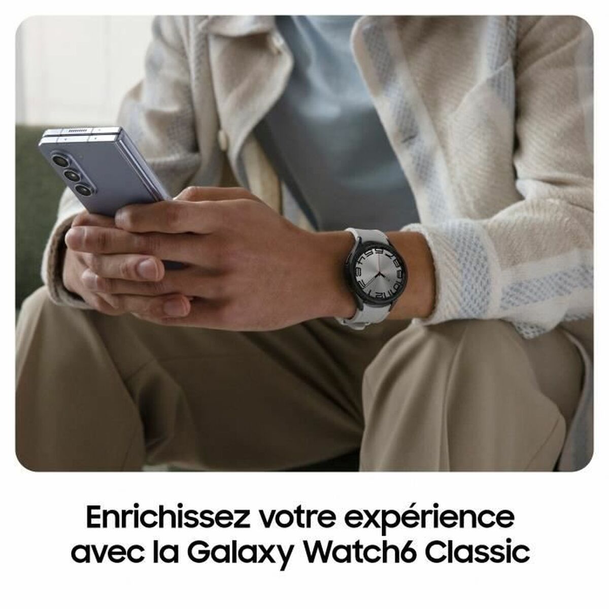 Smartwatch Samsung Galaxy Watch6 Black Silver 1,3″ 43 mm