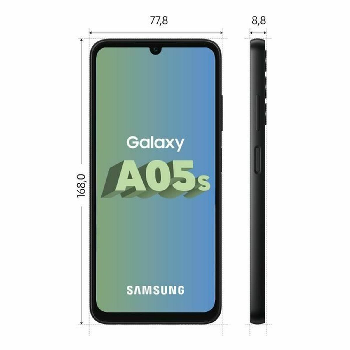 Smartphone Samsung SM-A057GZKUEUB 6,7″ 4 GB RAM 64 GB Black Qualcomm Snapdragon 680