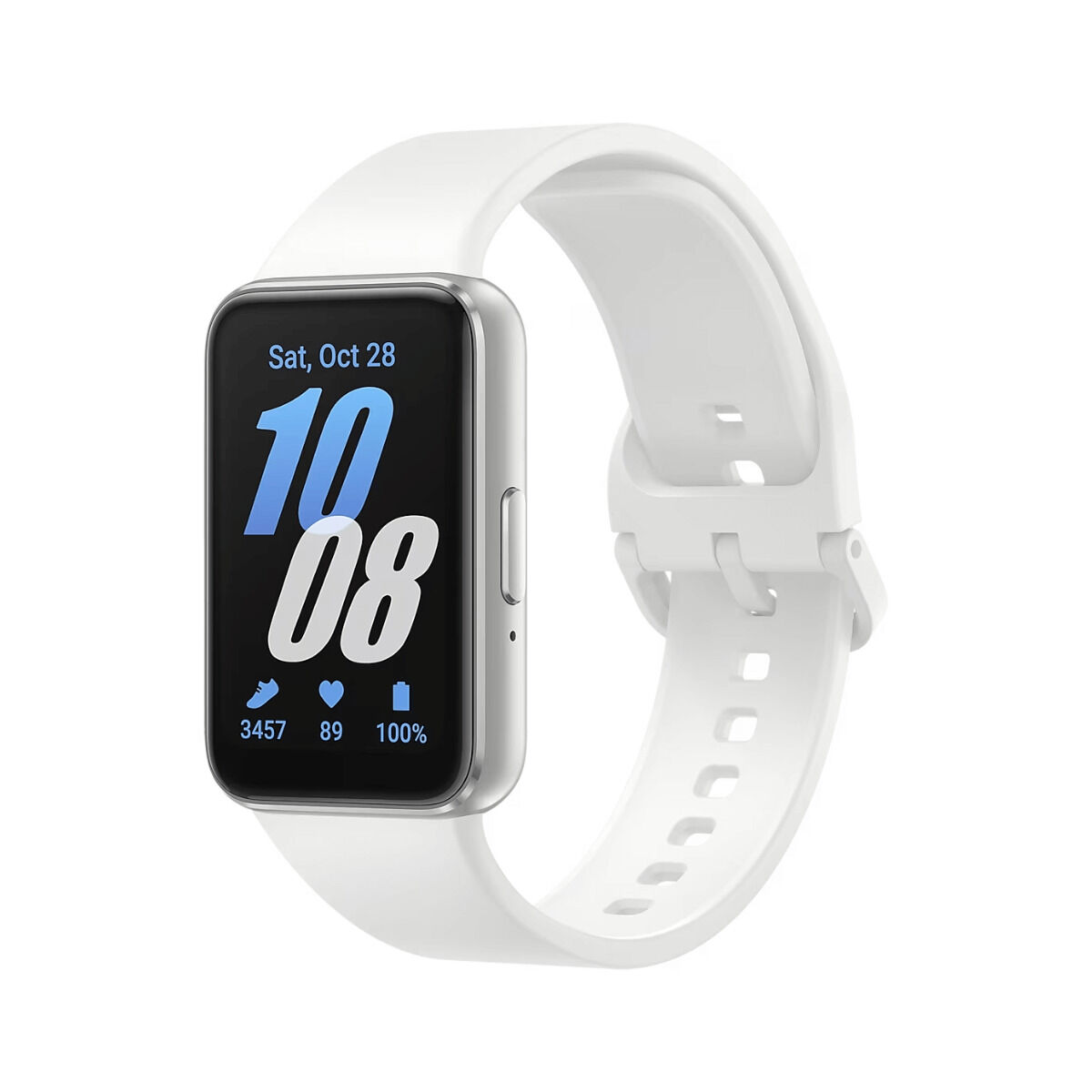 Smartwatch Samsung Galaxy Fit3 White Silver 1,6″ 40 mm